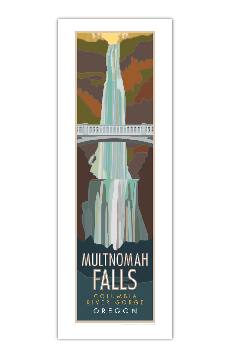 Multnomah Falls, Oregon - Poster