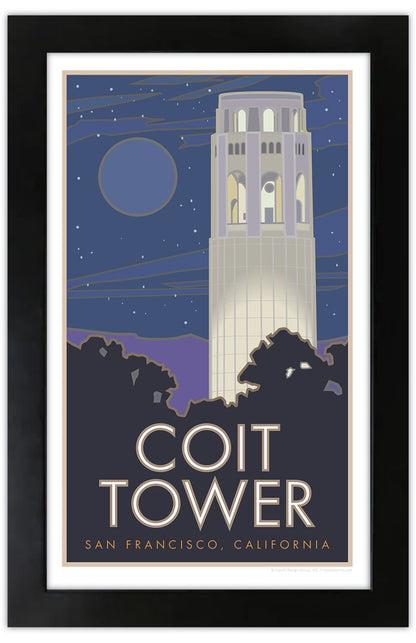 Coit Tower, San Francisco, California - Poster