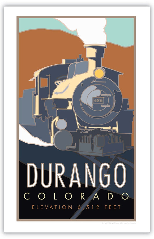 Durango (Train), Colorado - Poster