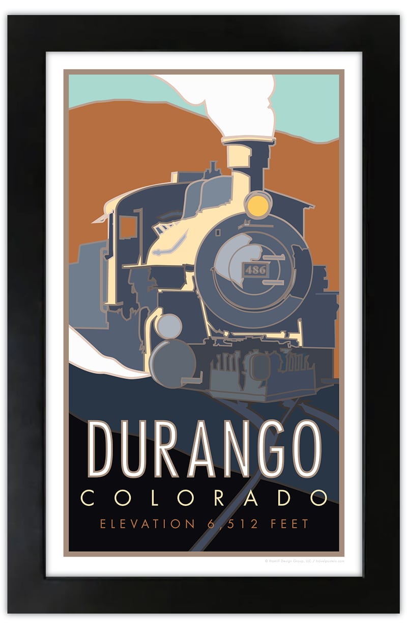 Durango (Train), Colorado - Poster