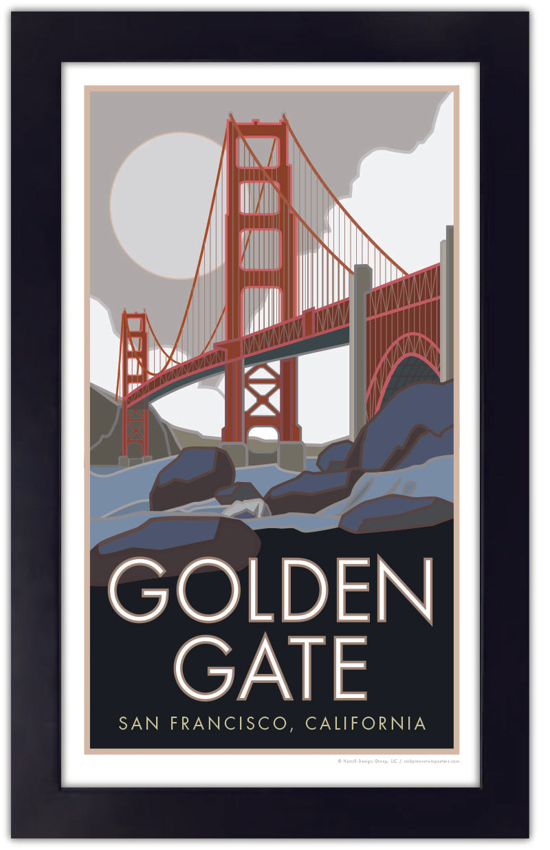 Golden Gate Bridge 2, San Francisco, California - Poster