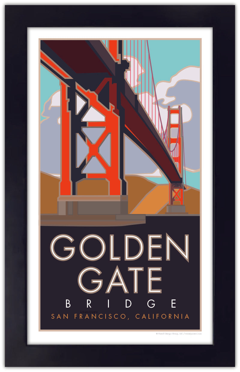 Golden Gate Bridge 1, San Francisco, California - Poster