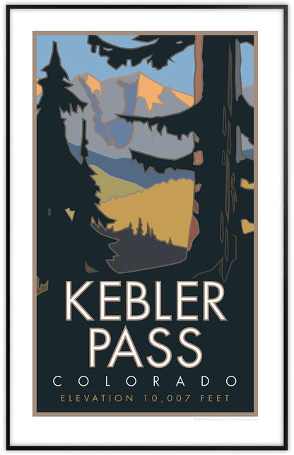 Kebler Pass, Colorado framed poster