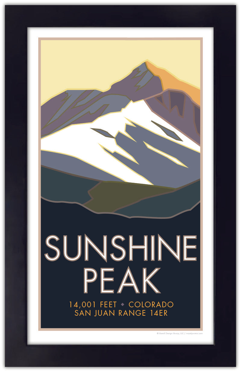 Sunshine Peak, Colorado - Colorado 14er - Poster