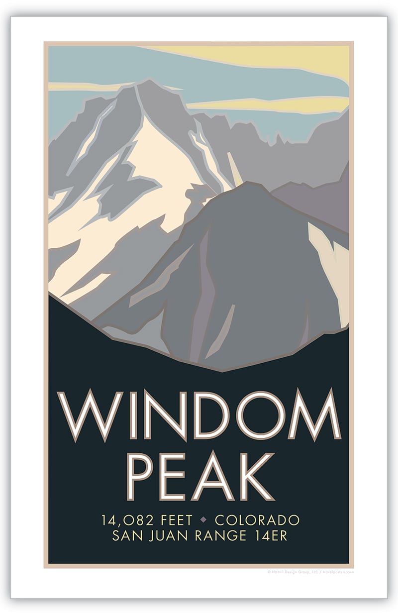 Windom Peak, Colorado - Colorado 14er - Poster