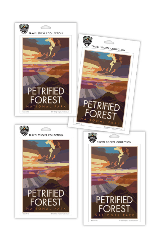 Petrified Forest National Park, Arizona - 4" x 6" Sticker