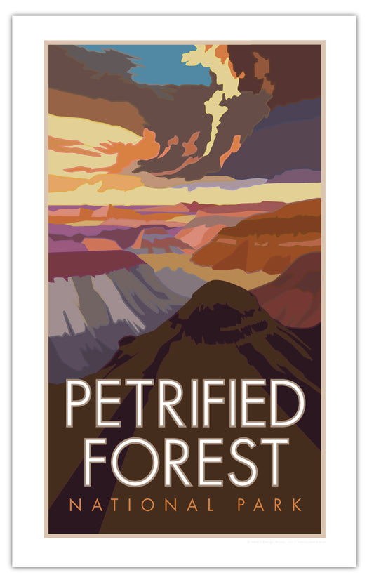 Petrified Forest National Park, Arizona - Poster