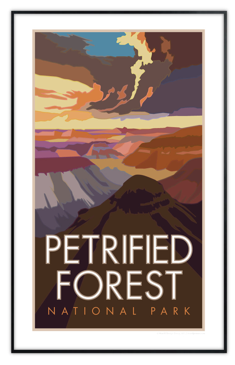 Petrified Forest National Park, Arizona - Poster