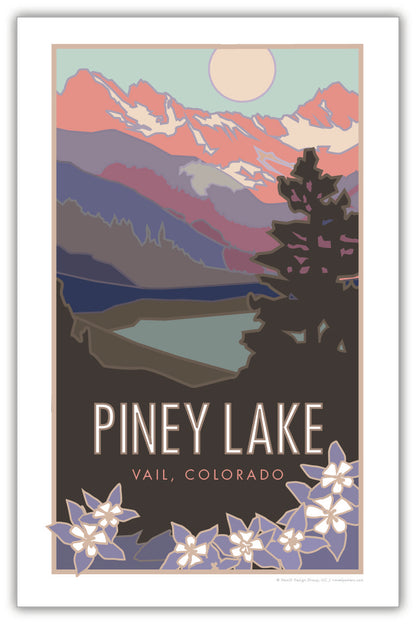 Piney Lake (Eagles Next Wilderness), Colorado - Poster