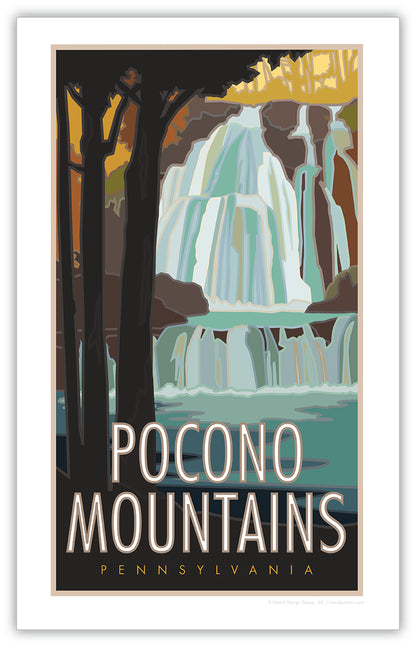 Pocono Mountains, Pennsylvania - Poster