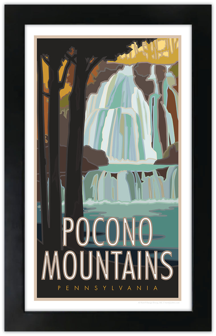 Pocono Mountains, Pennsylvania - Poster