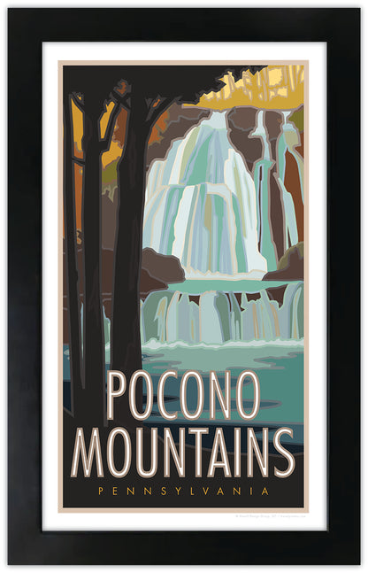 Pocono Mountains, Pennsylvania - Poster