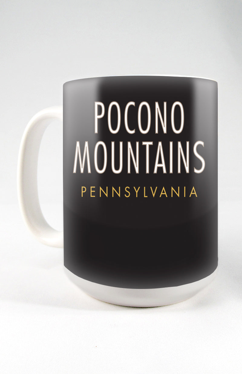 Pocono Mountains, Pennsylvania - 15oz. Ceramic Mug