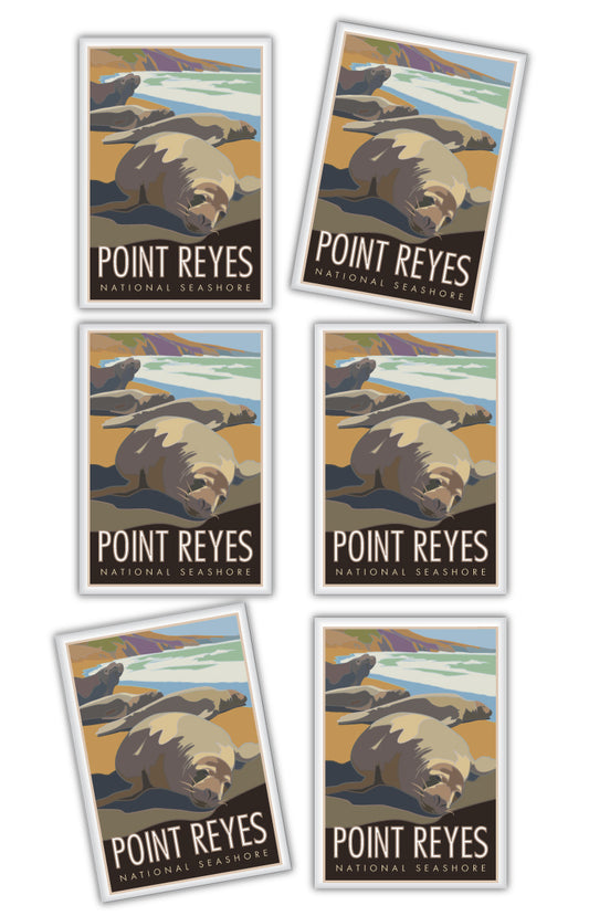 Point Reyes National Seashore - 2.5" x 3.5" Magnet