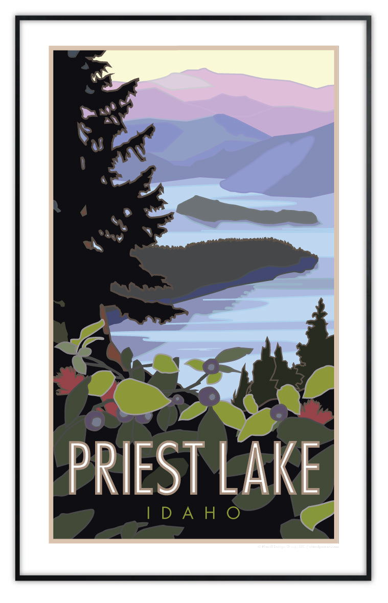 Priest Lake, Idaho - Poster