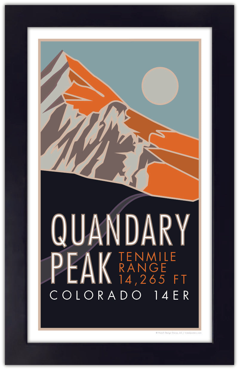 Quandary Peak, Colorado - Colorado 14er - Poster