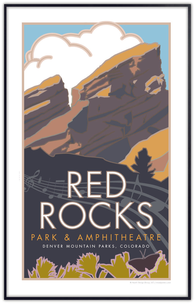 Red Rocks 2 (music), Colorado - Poster