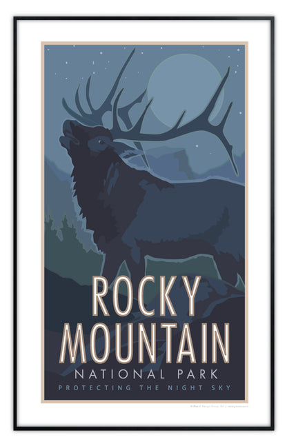 Rocky Mountain National Park 3 (Elk) - Poster