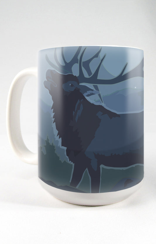 Rocky Mountain National Park 3 (Elk) - 15oz. Ceramic Mug