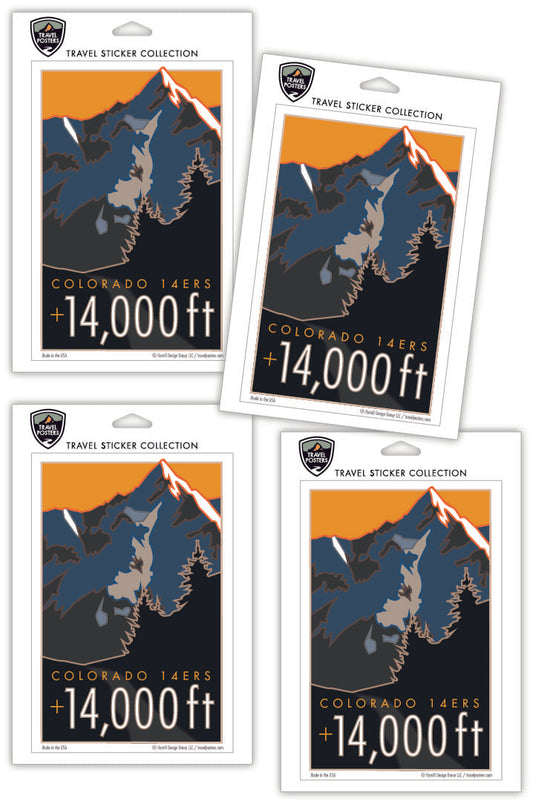 Climb Colorado's 14ers stickers