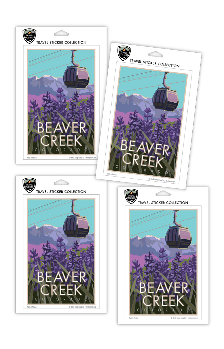 Beaver Creek Summer, Colorado - 4" x 6" Sticker