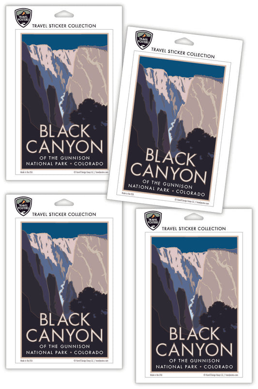 Black Canyon of the Gunnison National Monument, Colorado - 4" x 6" Sticker