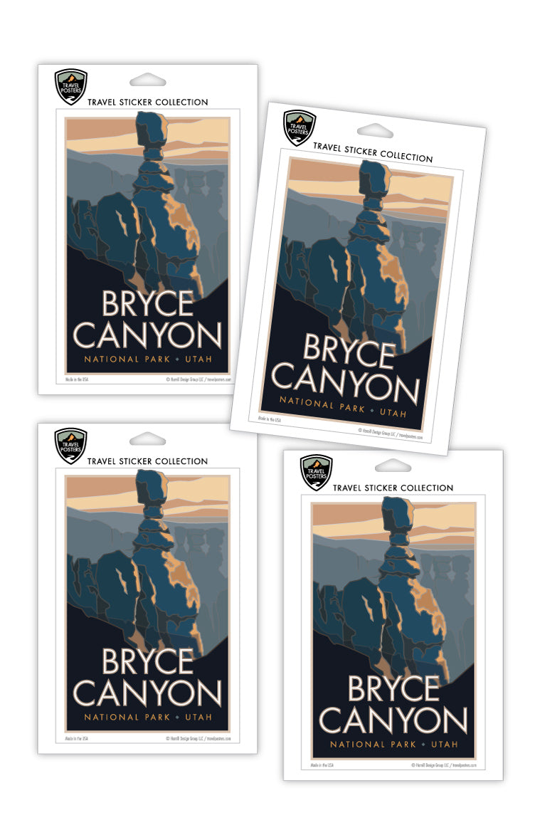 Bryce Canyon National Park, Utah (Thor's Hammer) - 4" x 6" Sticker