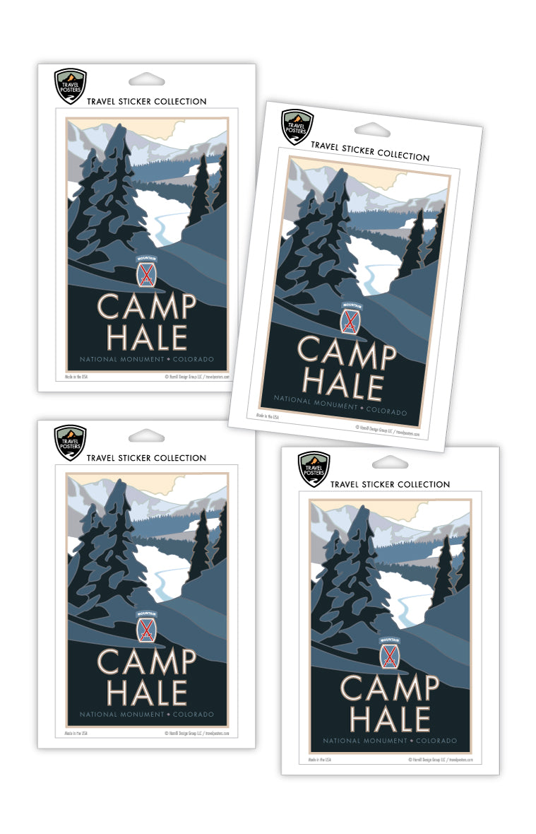 Camp Hale National Monument, Colorado - 4" x 6" Sticker