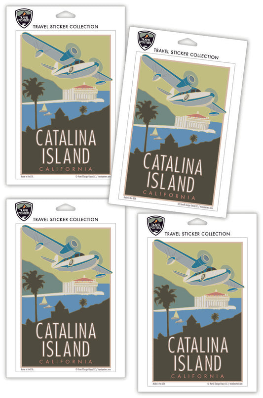 Catalina Island, California - 4" x 6" Sticker