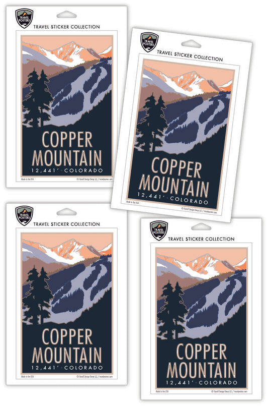 Copper Mountain, Colorado - 4" x 6" Sticker