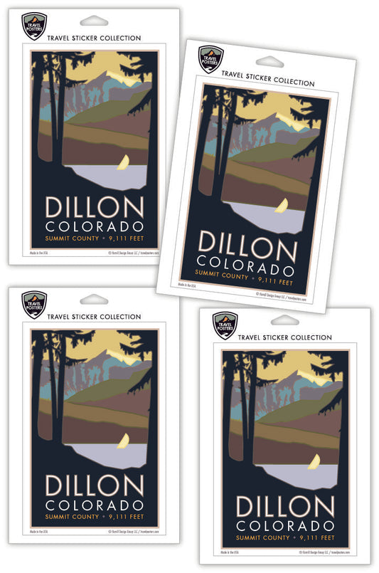 Lake Dillon, Colorado - 4" x 6" Sticker