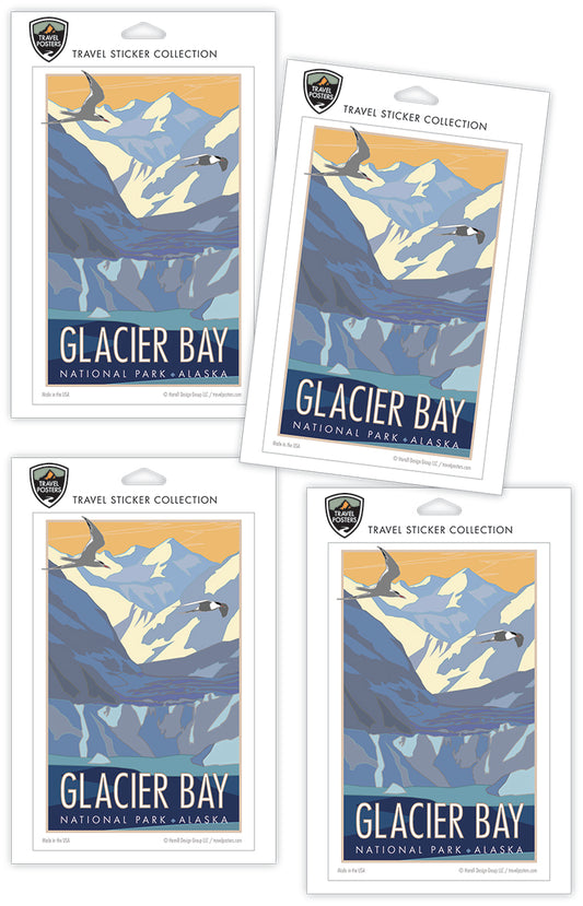 Glacier Bay National Park - Alaska - 4" x 6" Sticker