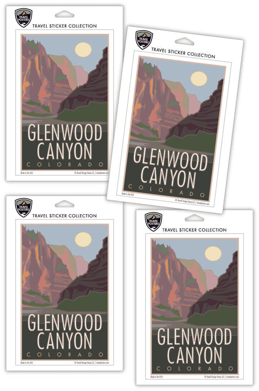 Glenwood Canyon, Colorado - 4" x 6" Sticker