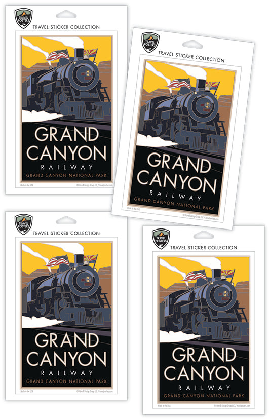 Grand Canyon Railway, Arizona - 4" x 6" Sticker