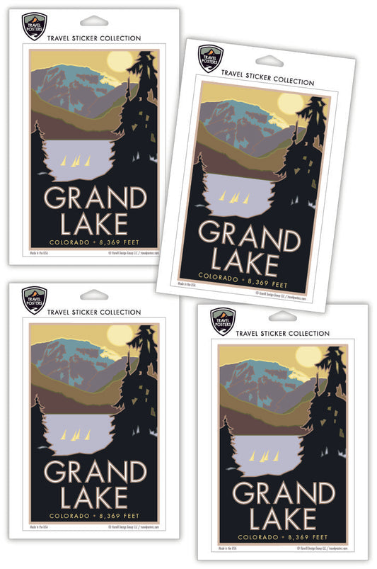 Grand Lake, Colorado - 4" x 6" Sticker