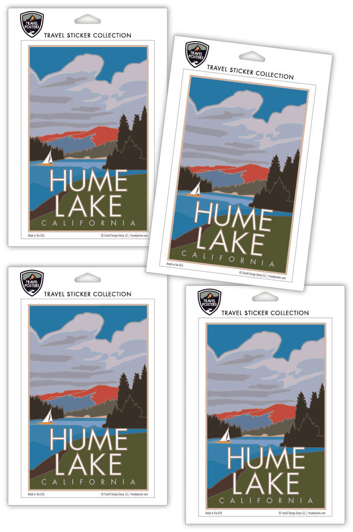 Hume Lake, California - 4" x 6" Sticker