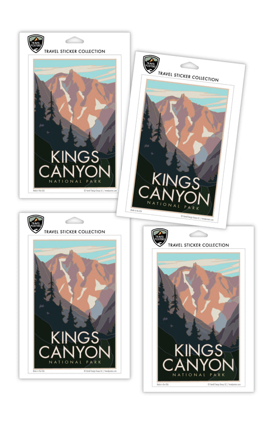 Kings Canyon National Park, California - 4" x 6" Sticker