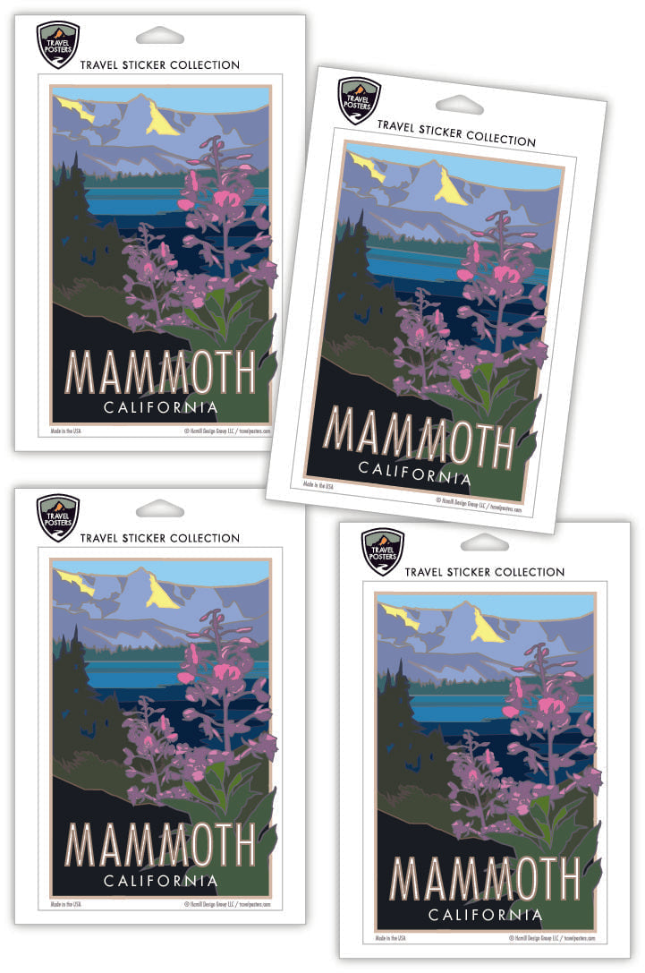 Mammoth, California - 4" x 6" Sticker