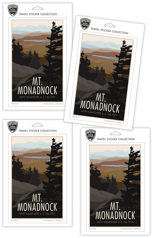 Mt. Monadnock, New Hampshire - 4" x 6" Sticker