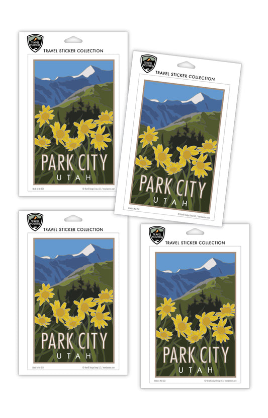 Park City (Summer) Utah - 4" x 6" Sticker