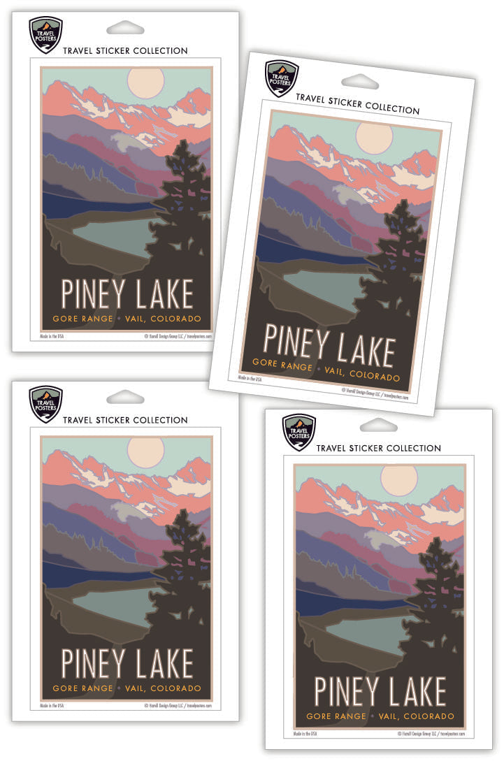 Piney Lake (Eagles Next Wilderness), Colorado - 4" x 6" Sticker