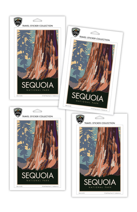 Sequoia National Park, Forest View, California - 4" x 6" Sticker