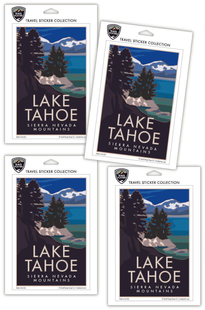 Lake Tahoe, California - 4" x 6" Sticker