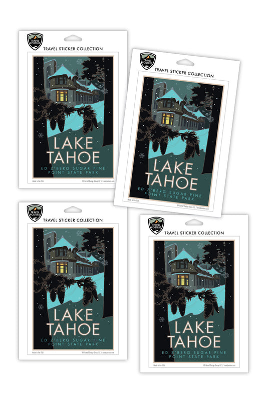 Lake Tahoe, Sugar Pine Point State Park - 4" x 6" Sticker