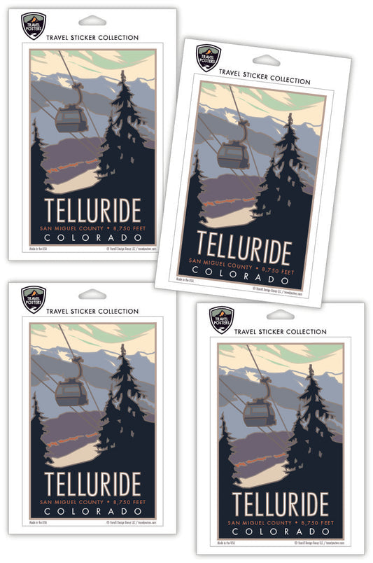 Telluride, Colorado - 4" x 6" Sticker