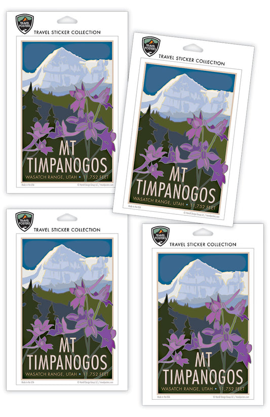 Mt. Timpanogos, Wasatch Range stickers