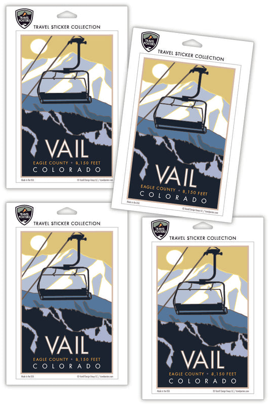 Vail, Colorado - 4" x 6" Sticker