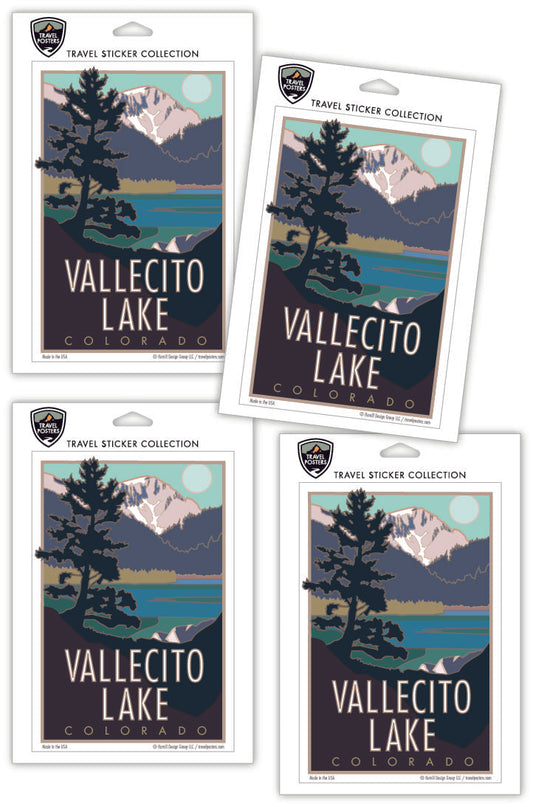 Vallecito Lake, Colorado - 4" x 6" Sticker