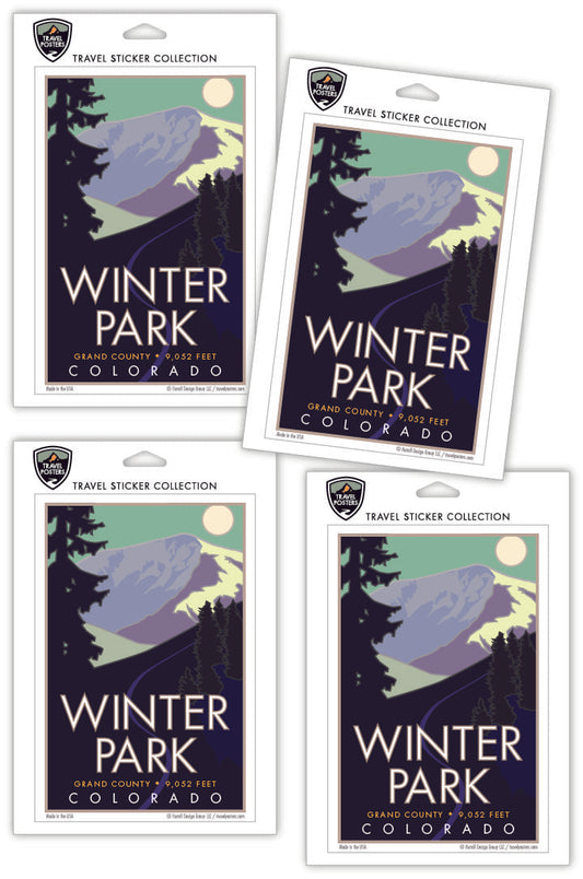 Winter Park, Colorado - 4" x 6" Sticker