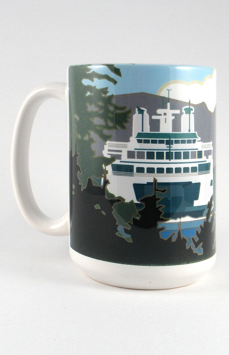 San Juan Islands, Washington - 15oz. Ceramic Mug